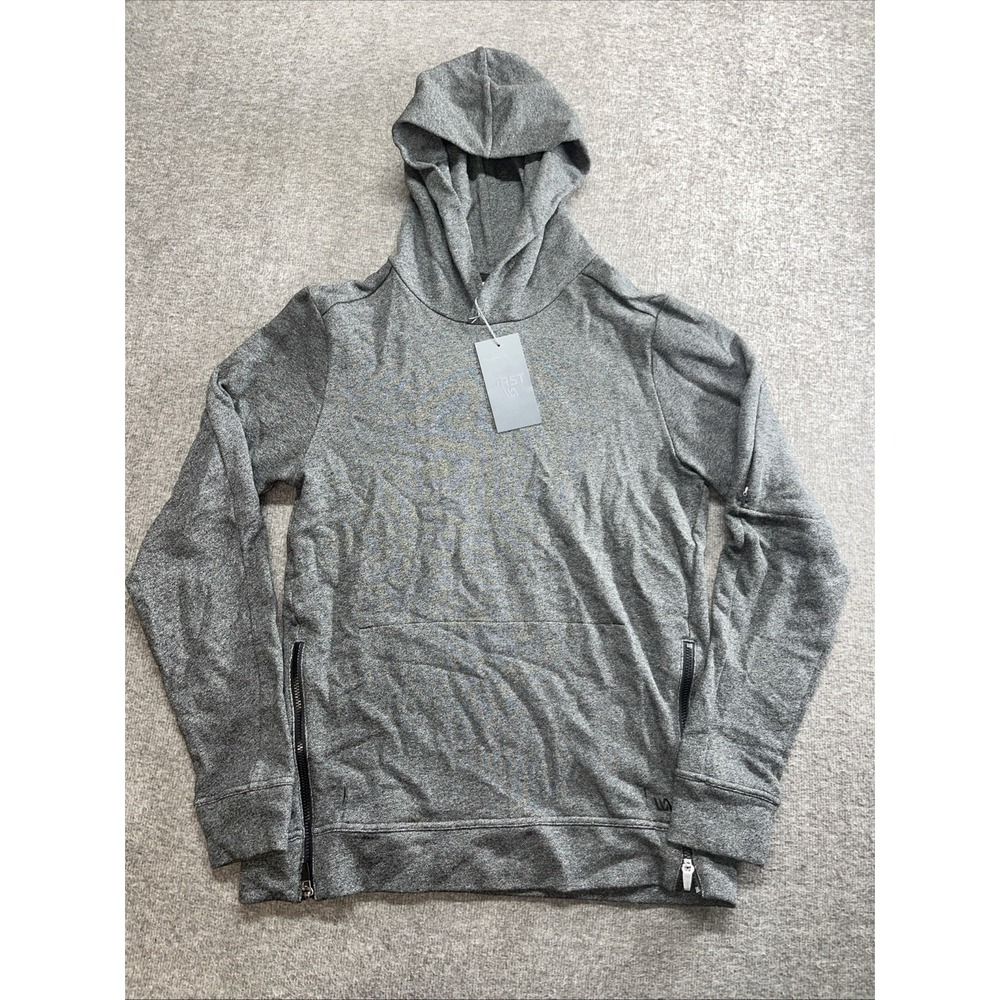 VRST Men's Size Small Lux Hoodie‎ Black Heather NWT